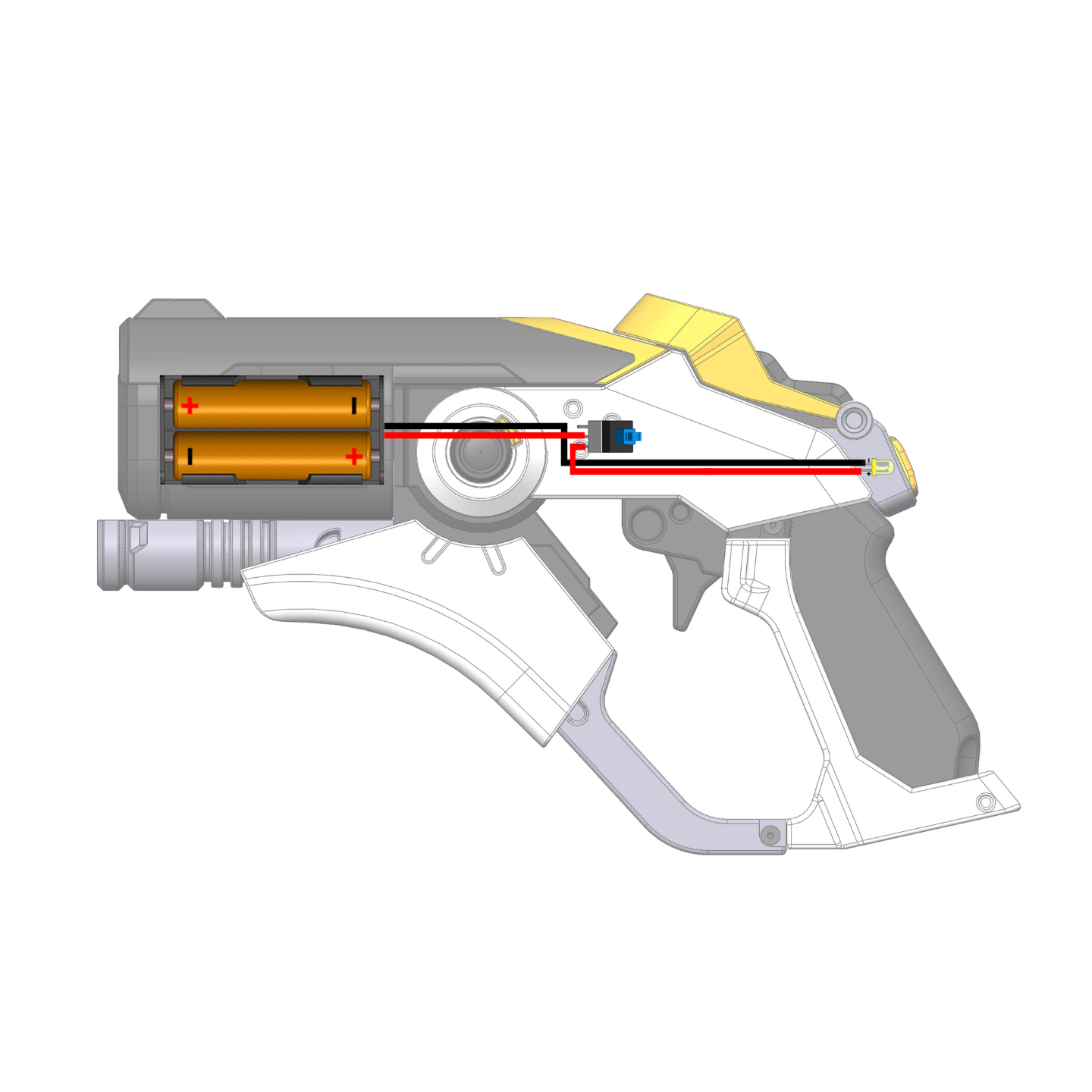 Mercy Blaster 3 Skins - Printable 3d model - STL files