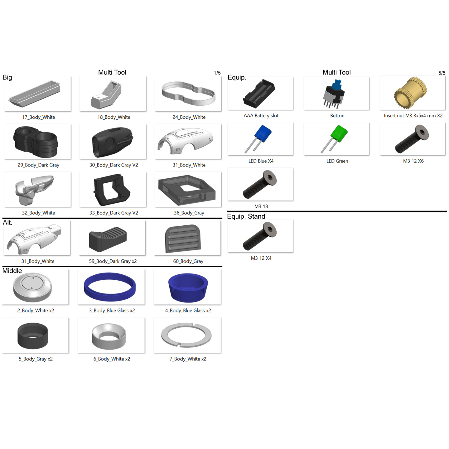 Multi-tool - Printable 3d model - STL files