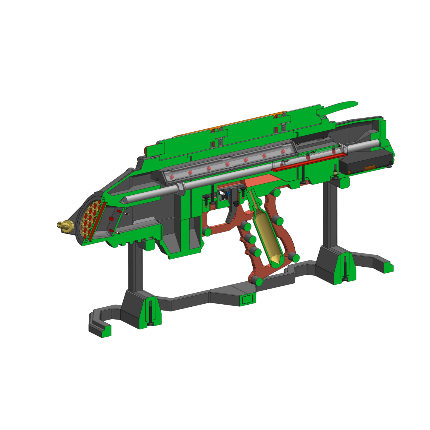 Flame Gun - Printable 3d model - STL files