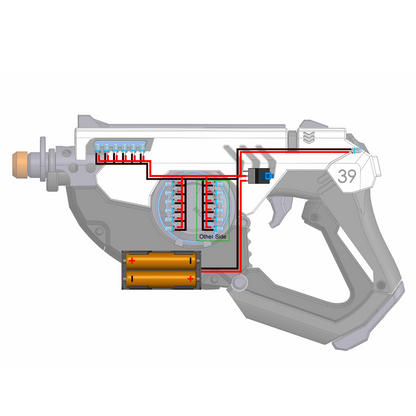 Tracer Blaster Original Skin - Printable 3d model - STL files