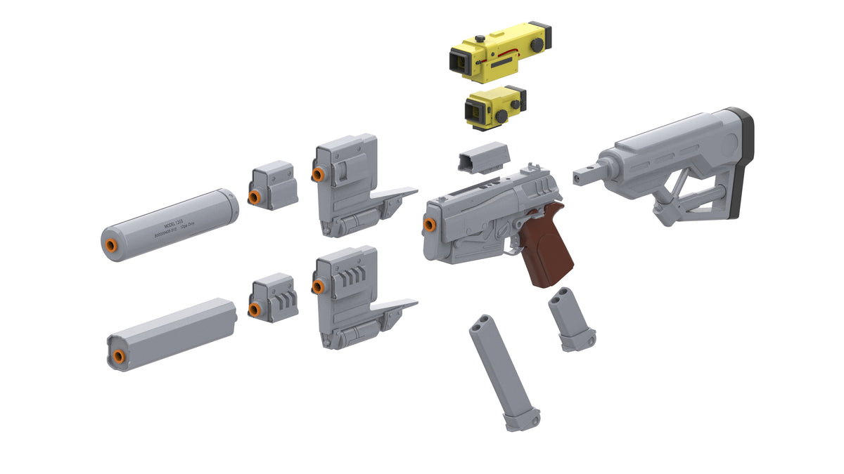 10mm Pistol - Printable 3d model - STL files